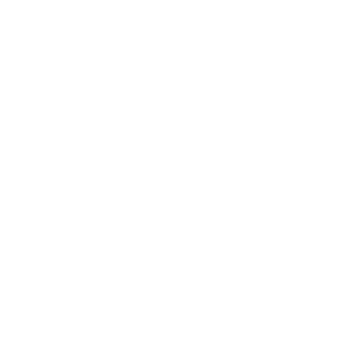 White check mark on black background