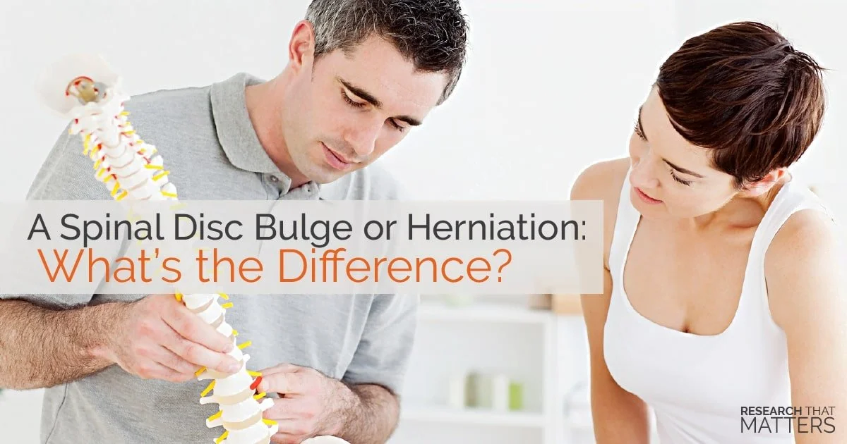 A Spinal Disc Bulge or Herniation: What’s the Difference?