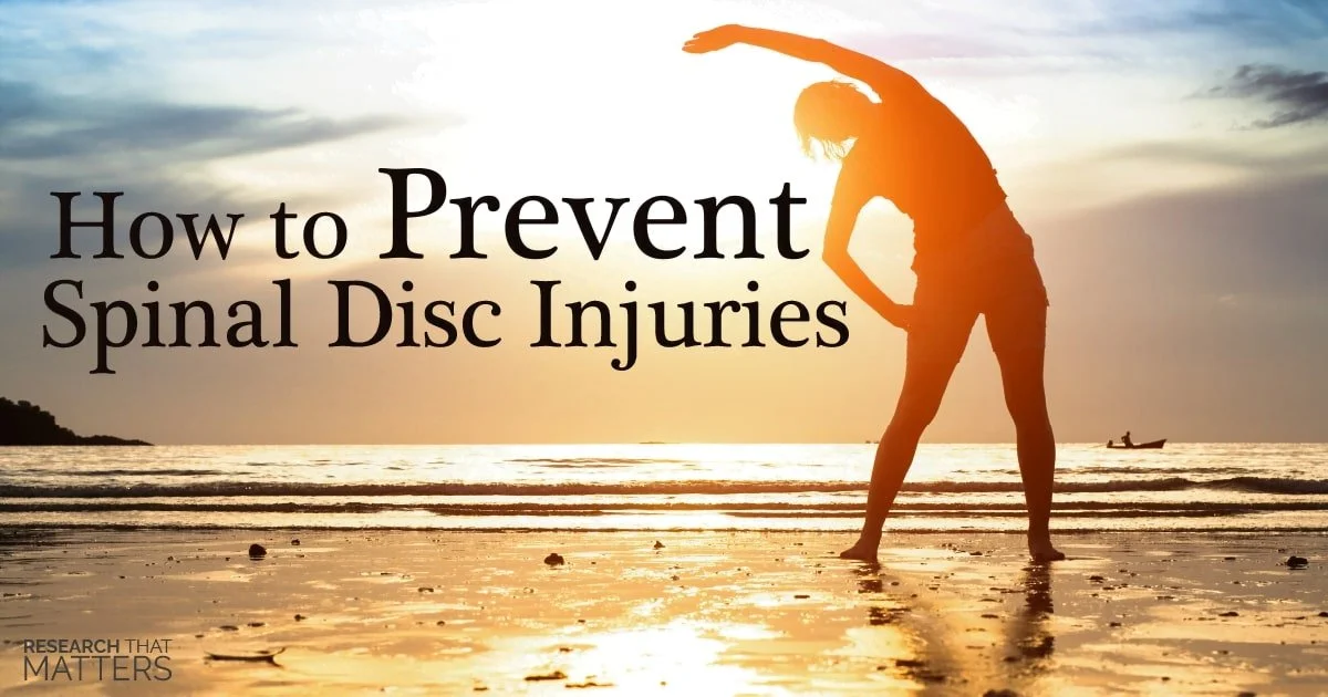 How to Prevent Spinal Disc Injuries