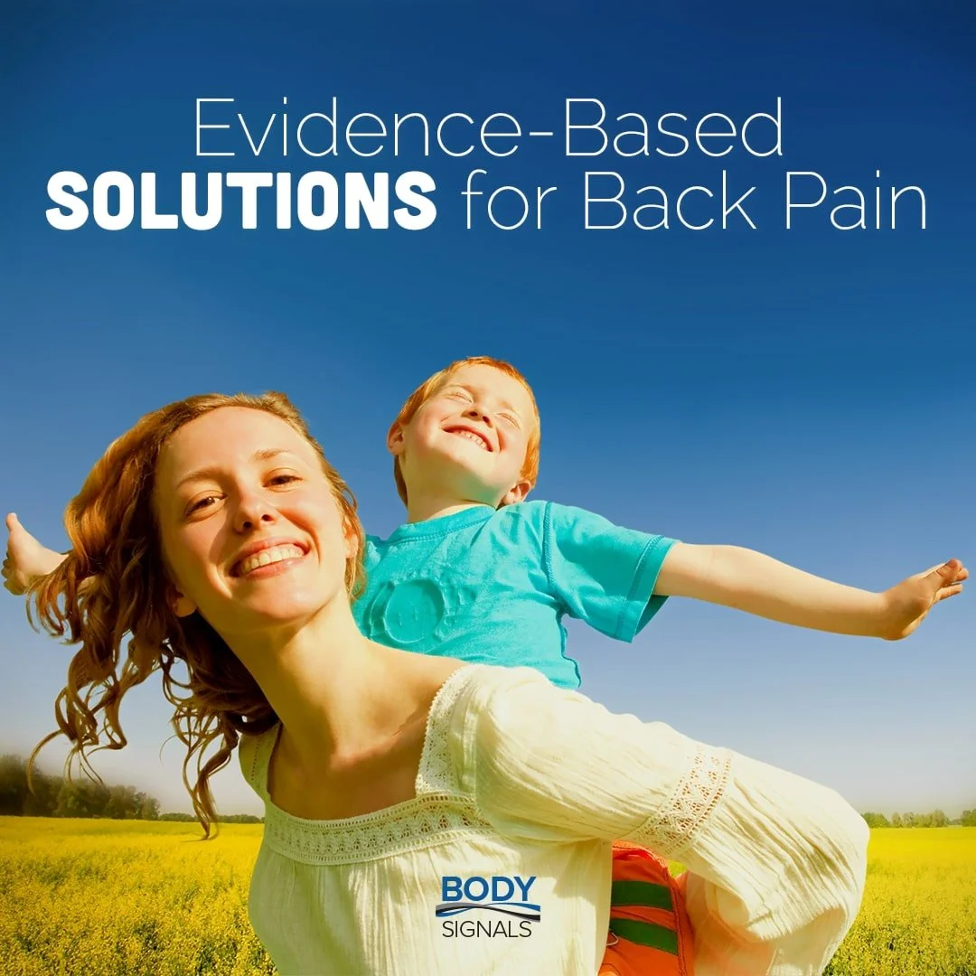 Do You Suffer from Back Pain?  Evidence Based Solutions