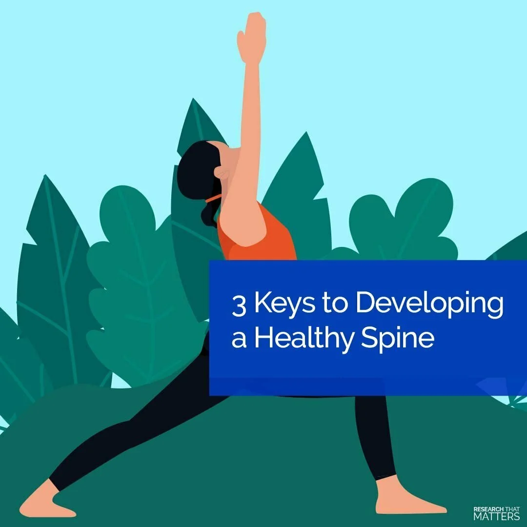 3 Keys to Developing a Healthy Spine