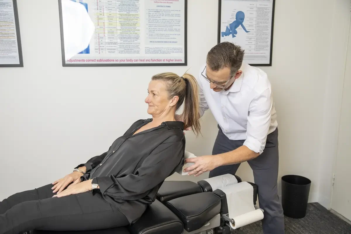 Chiropractic exam for back pain in Chatswood