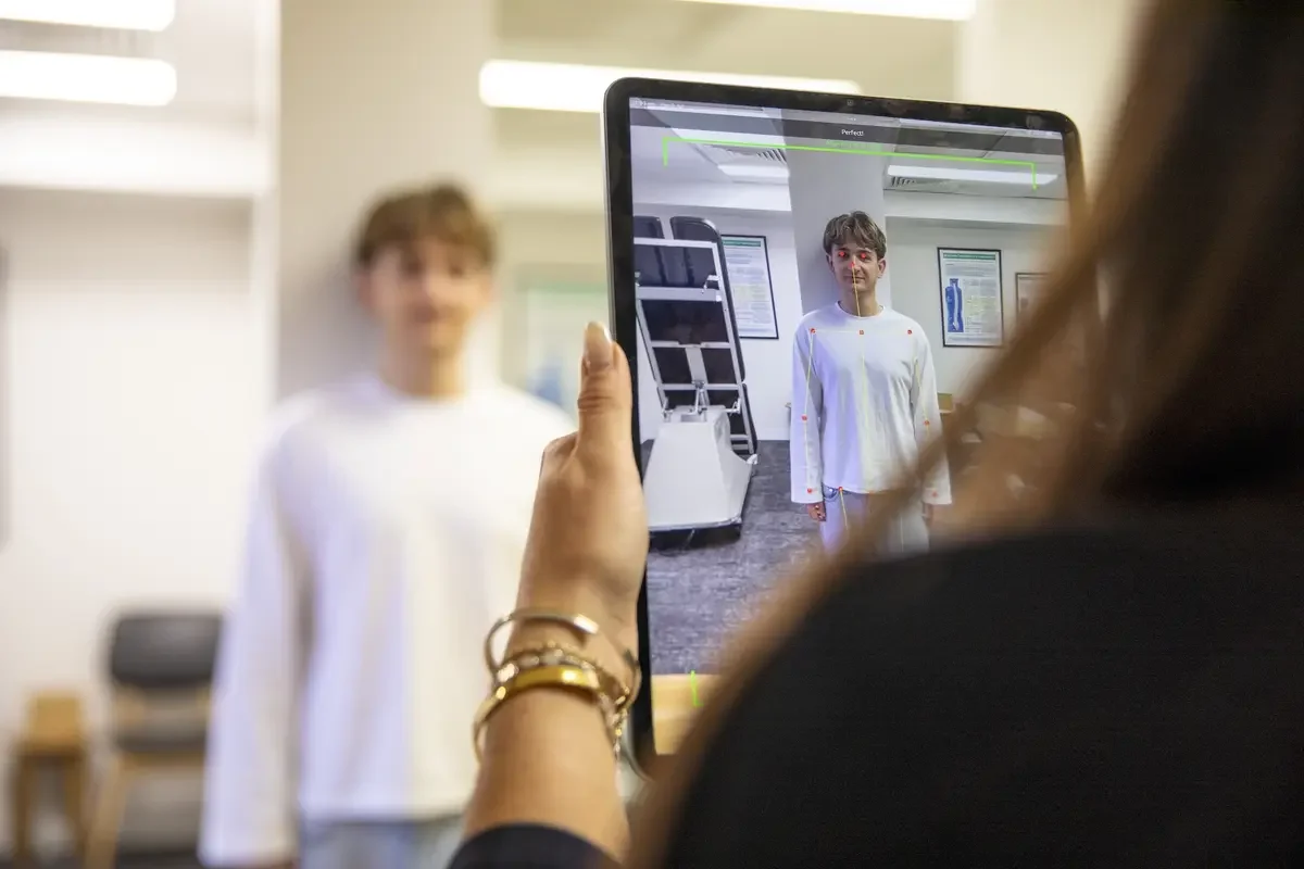 Posture assessment at Family Chiropractic Chatswood