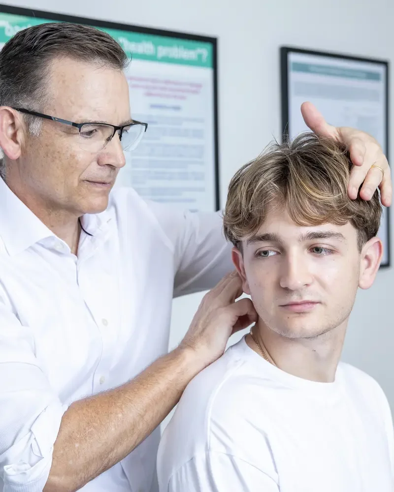 Chiropractic consultation at Family Chiropractic Chatswood