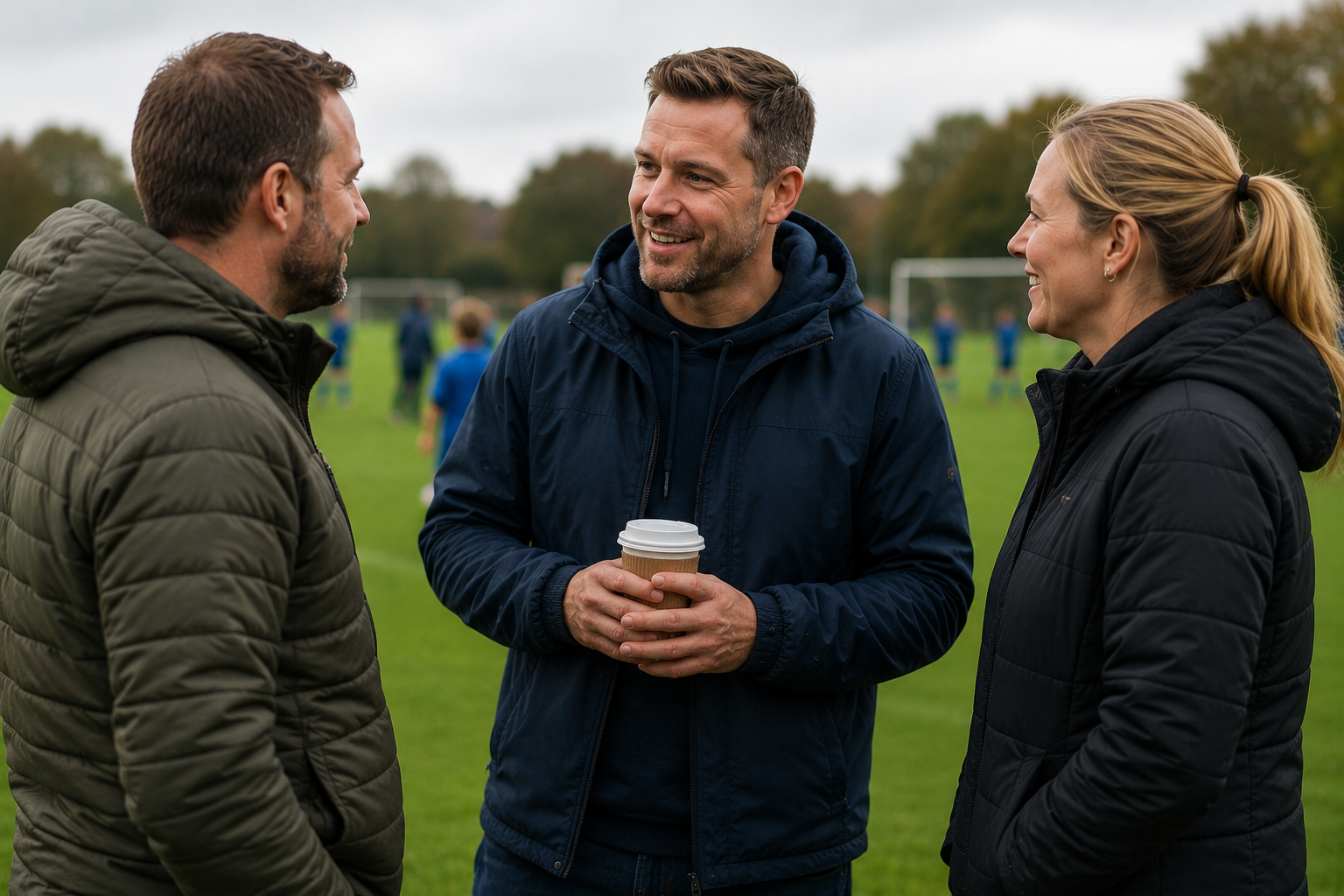 Coach and parents casual image
