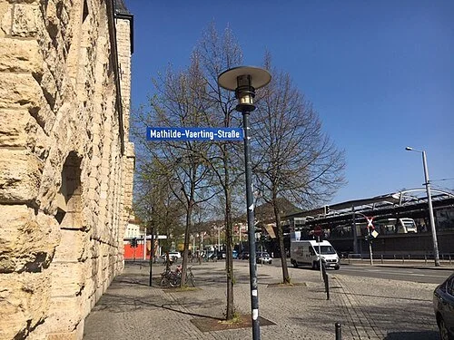 Mathilde-Vaerting-Straße in Jena