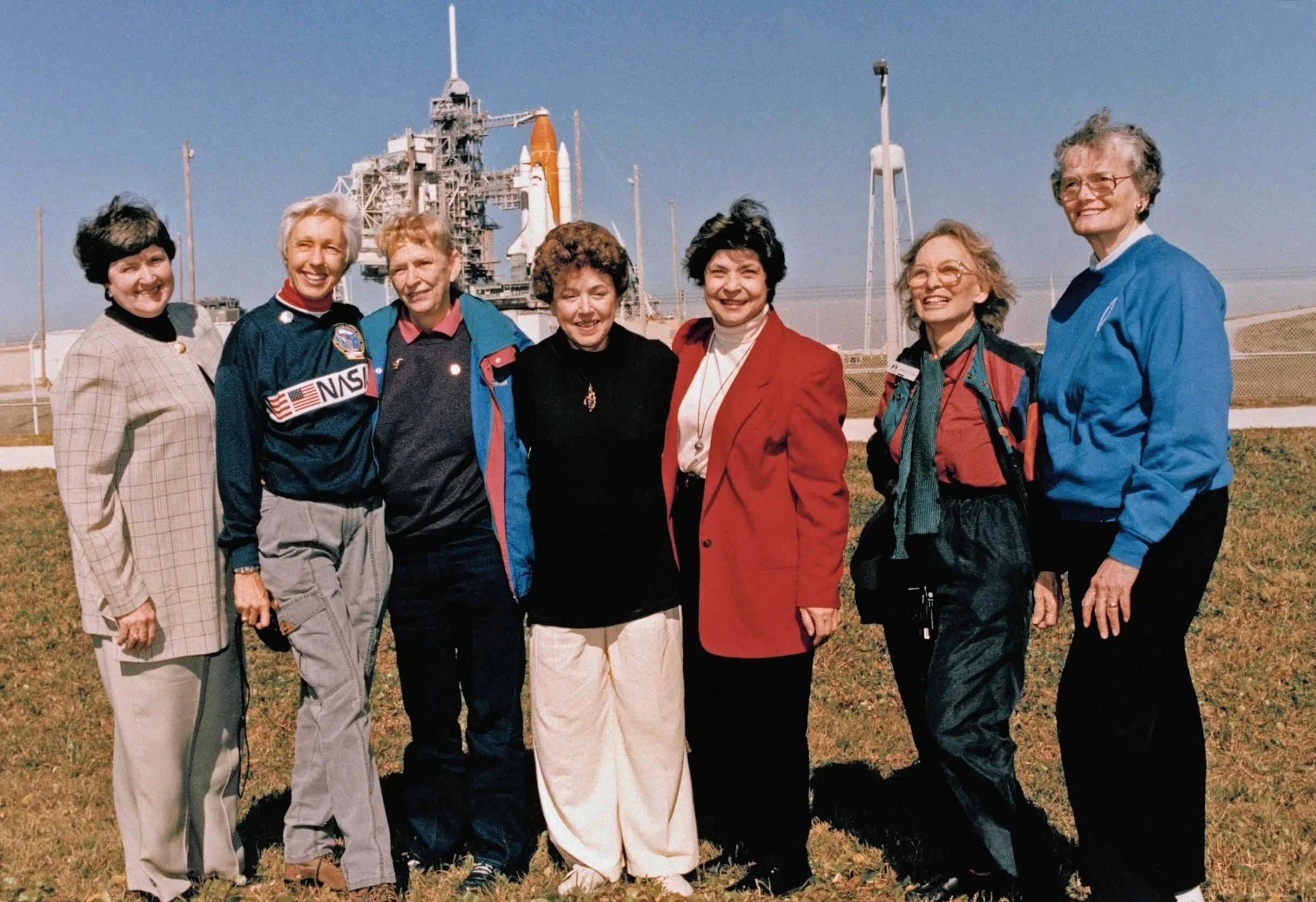 Sieben Mitglieder der "Mercury 13" im Jahr 1995. 