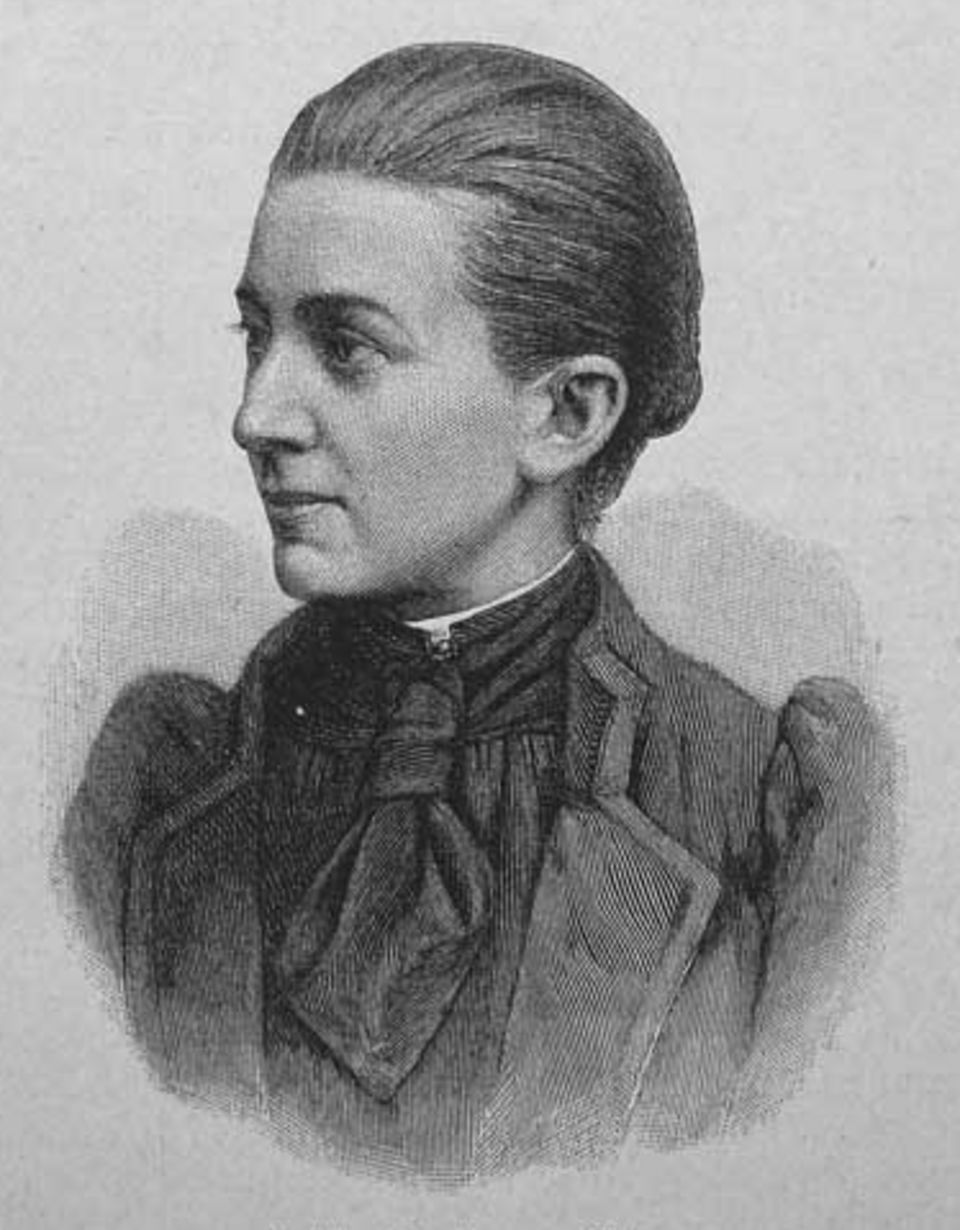 Gezeichnetes Porträt Maria von Linden