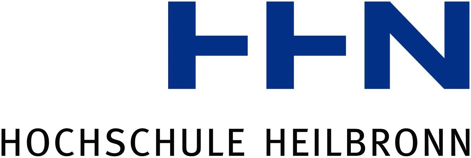 Das Logo der Hochschule Heilbronn mit blauer Abkürzung 'FHN' und schwarzem Text darunter.