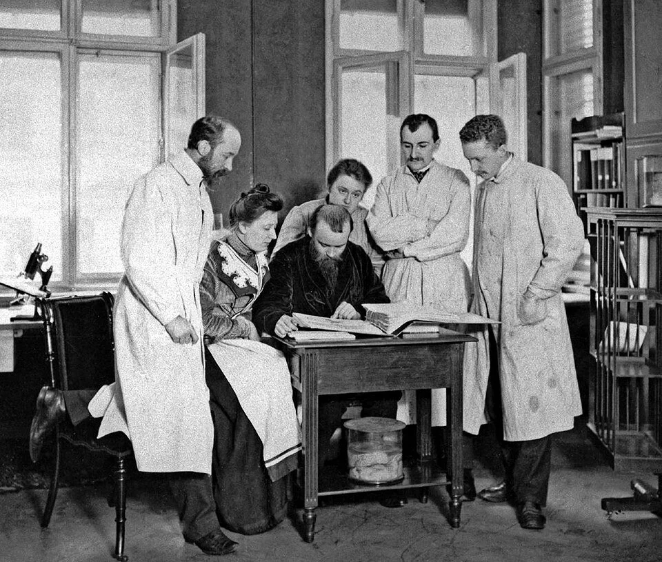 Die Vogt-Forschergruppe um 1906