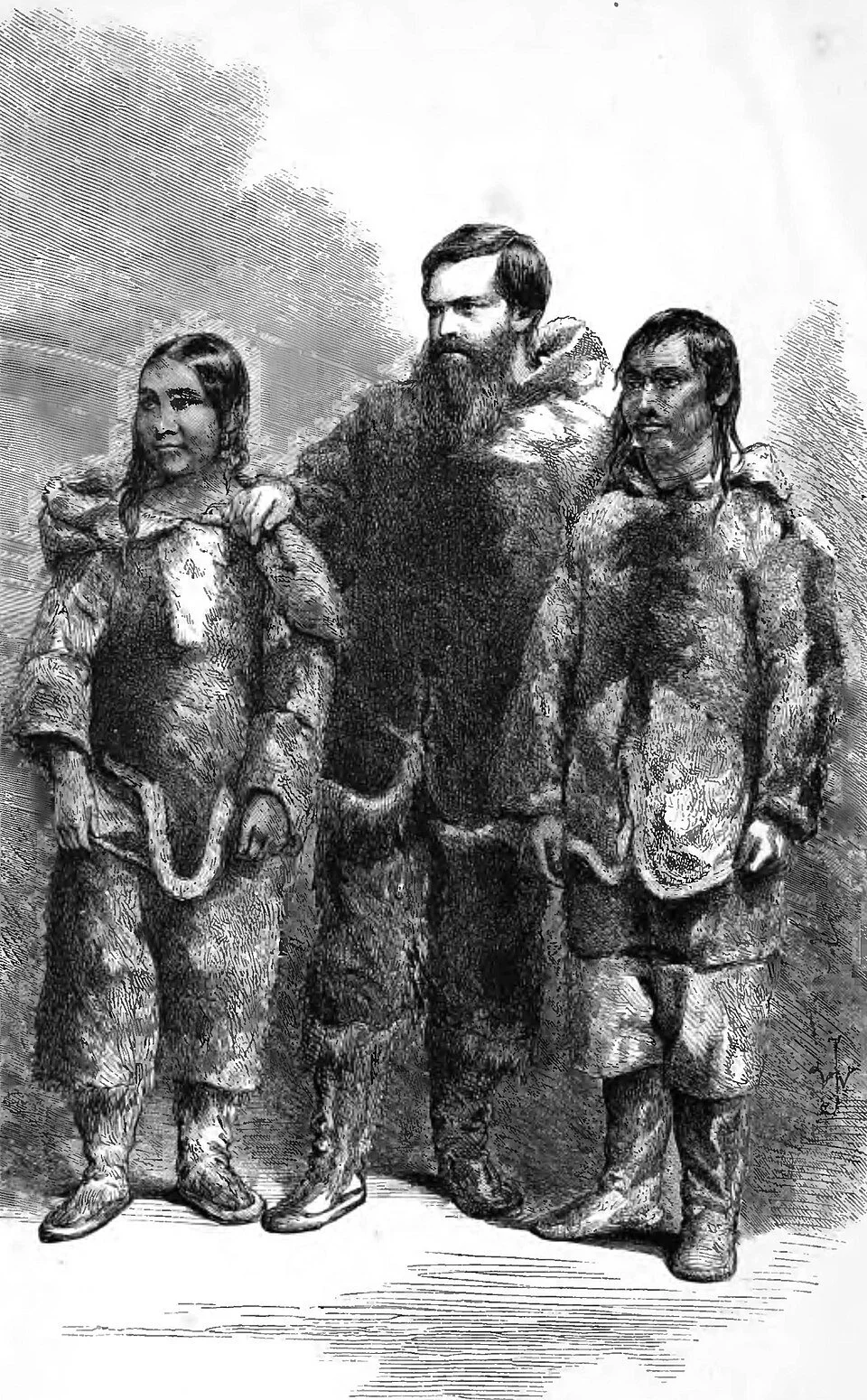 Tookoolito, Charles Francis Hall and Ebierbing