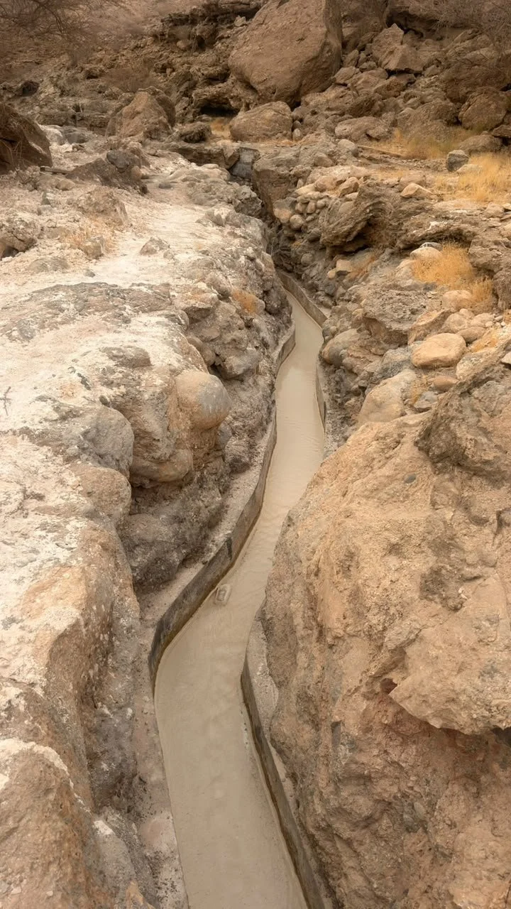 one of the alleys of irrigation system 