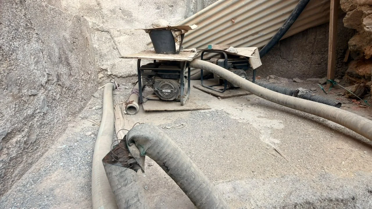 old pumps which failed 