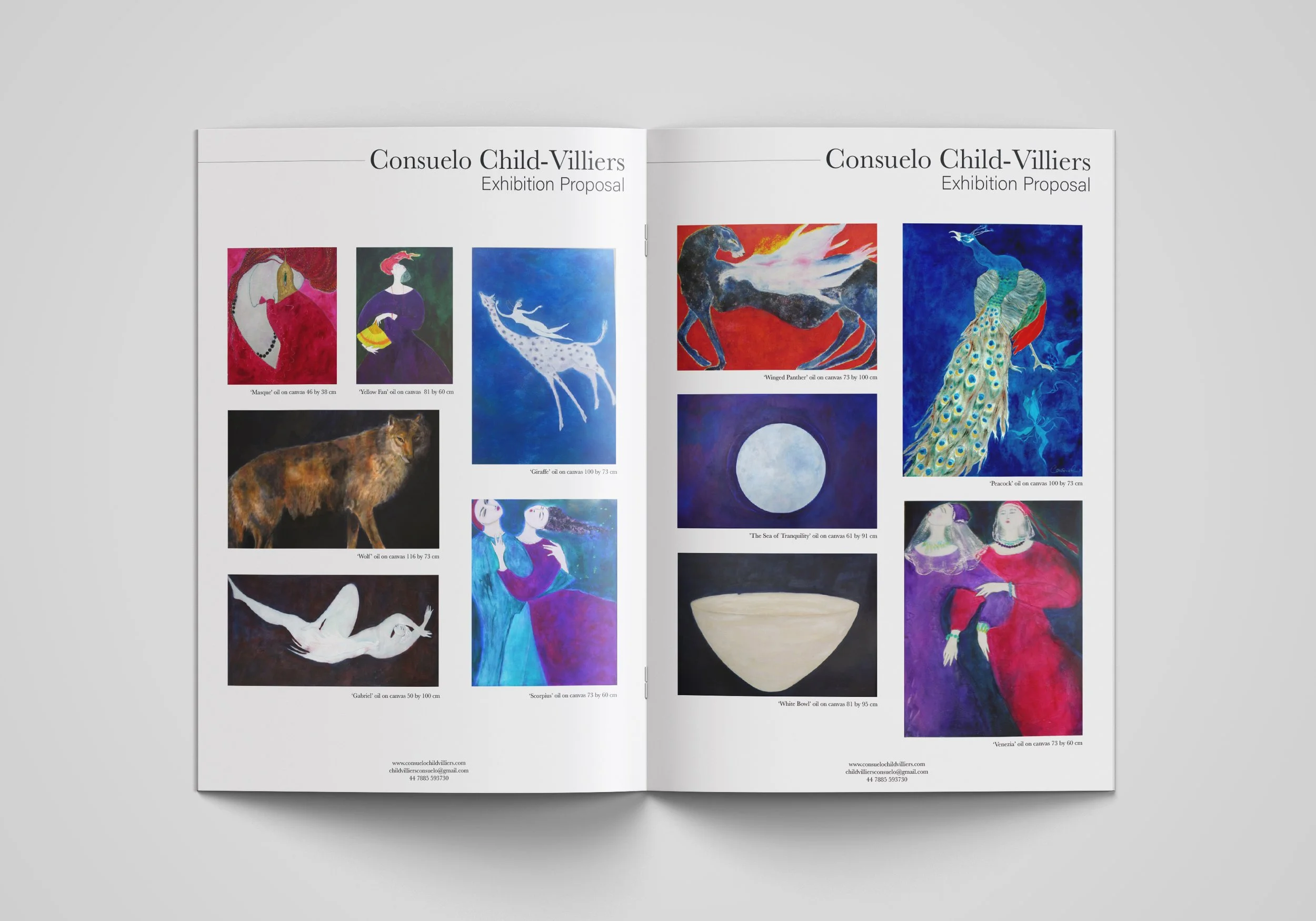 Consuelo brochure and print design by Grip Design