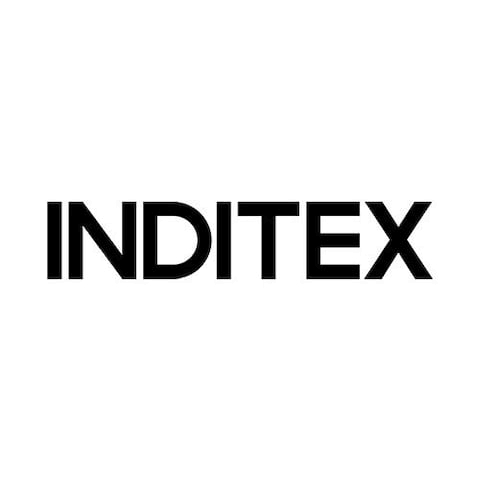 Black text reading 'INDITEX' on a white background.