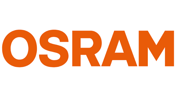 The OSRAM logo in orange text on a white background.