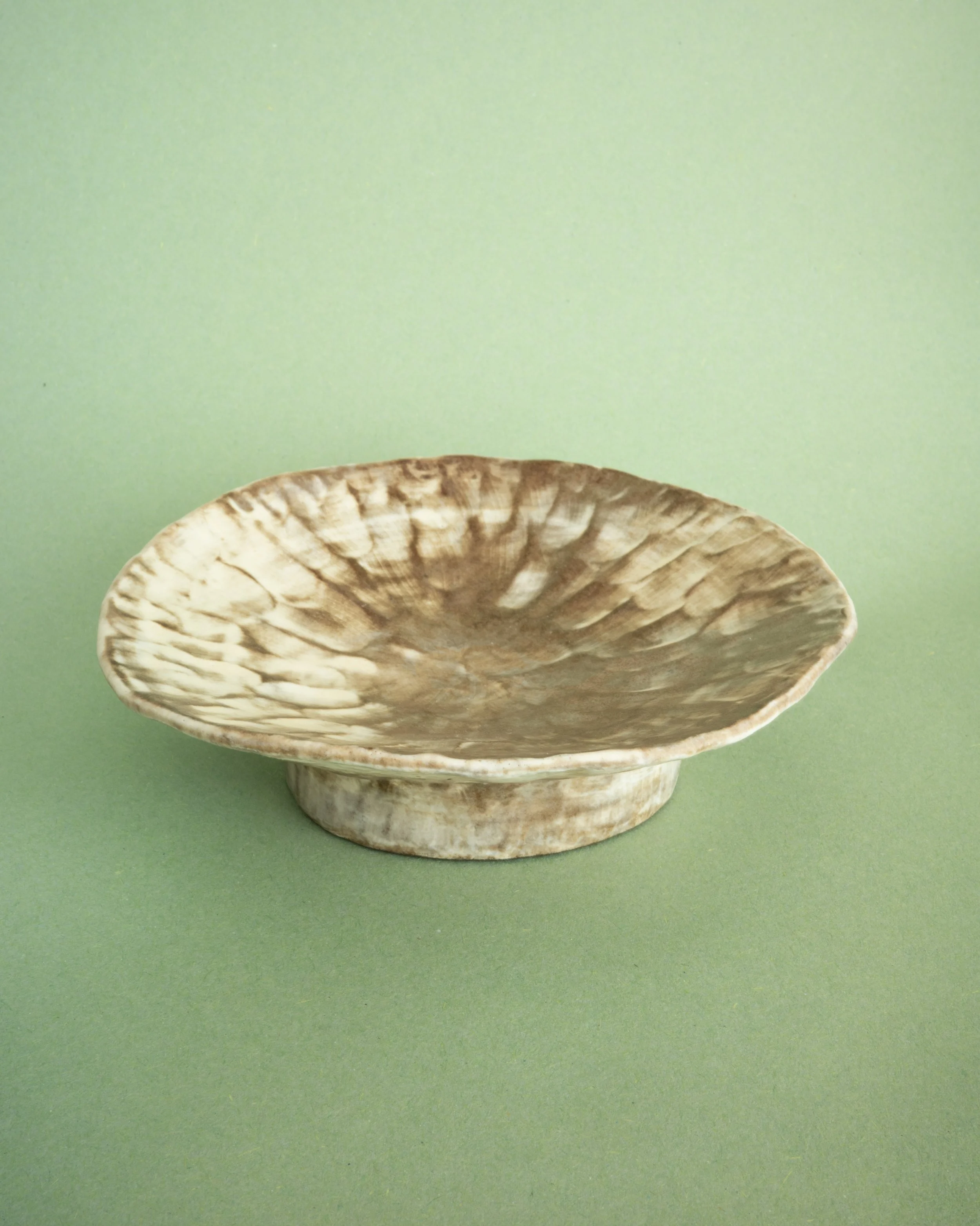Umber Flow Plate 12cm