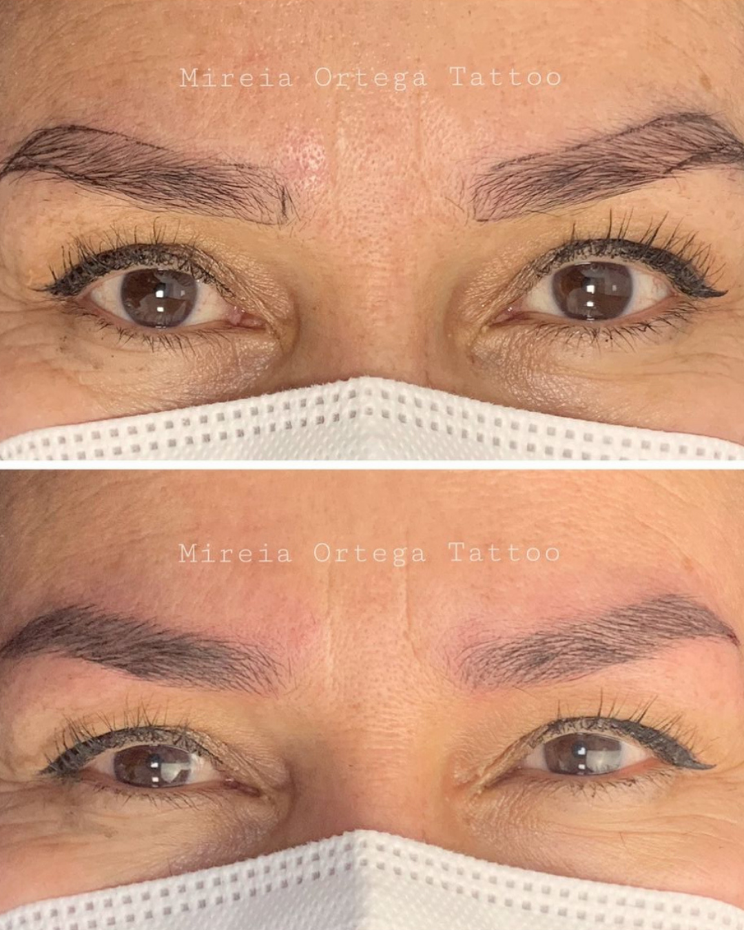 Micropigmentación de cejas realizada en Purezas Tattoo Gandía Mireia Ortega