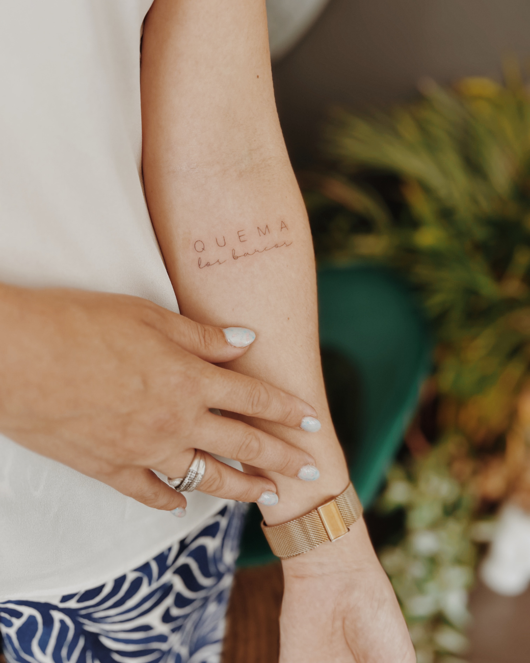 Tatuaje Fine Line realizado en Purezas Tattoo