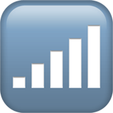 Graph icon with increasing bars and signal lines