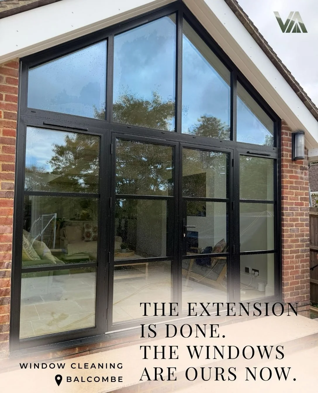 NEW EXTENSION. NEW WINDOWS. LET&rsquo;S KEEP IT THAT WAY.

This beautiful extension in Balcombe was recently completed, with brand new windows across the back of the house with a new side door and massive roof lights. 

Like most homes during buildin