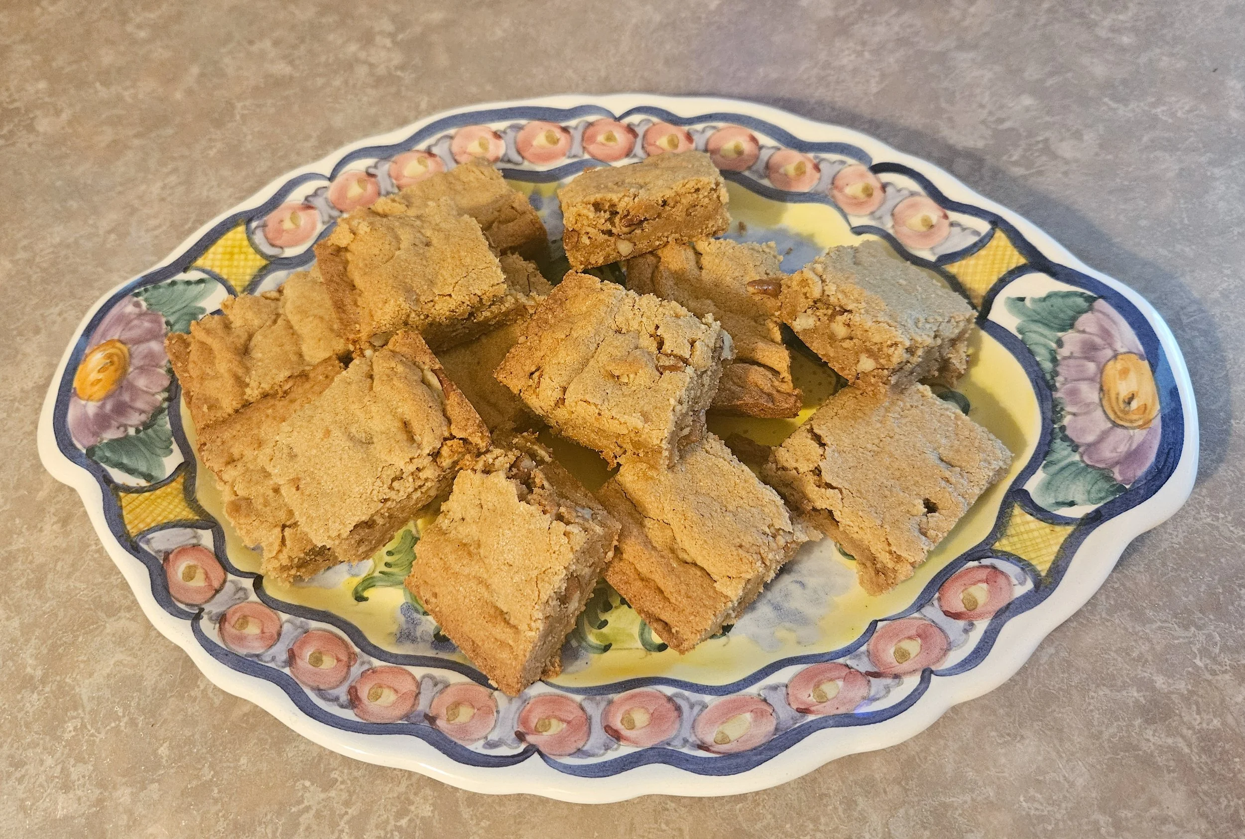  Spiced Pecan Blondies