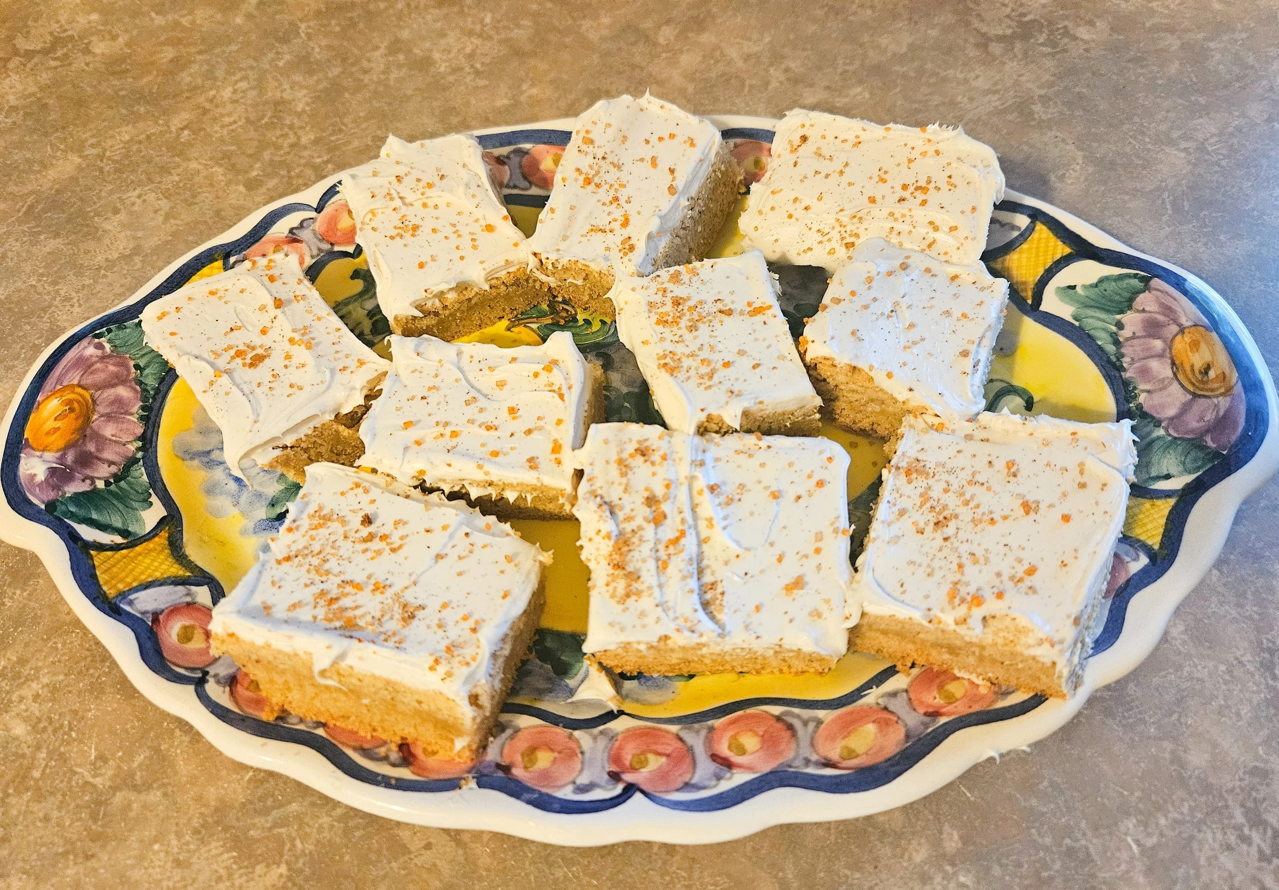 Chai Sugar Cookie Bars with Vanilla-Cardamom Frosting