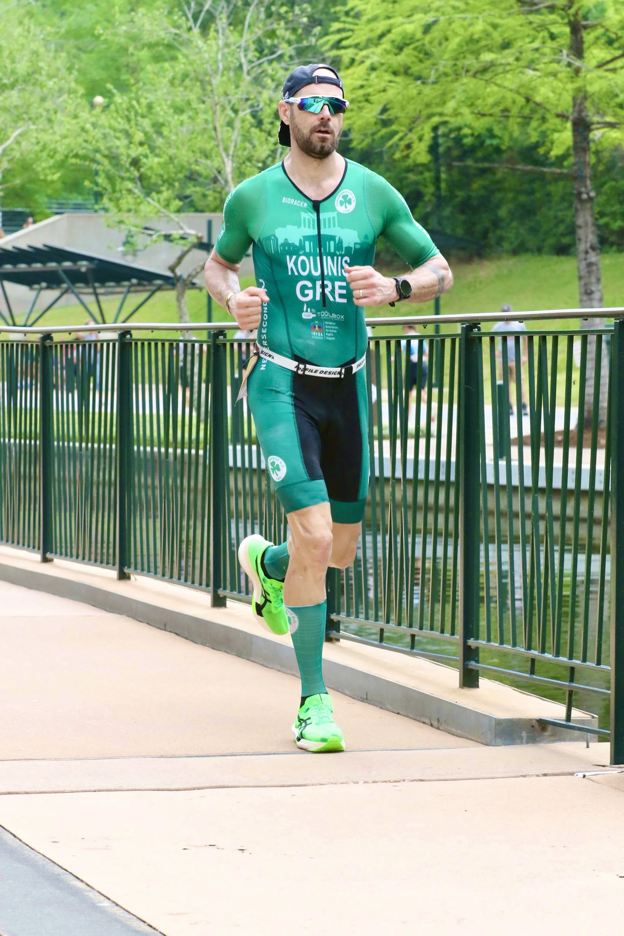 Ο Γεώργιος συμμετέχει στον αγώνα Ironman του Τέξας