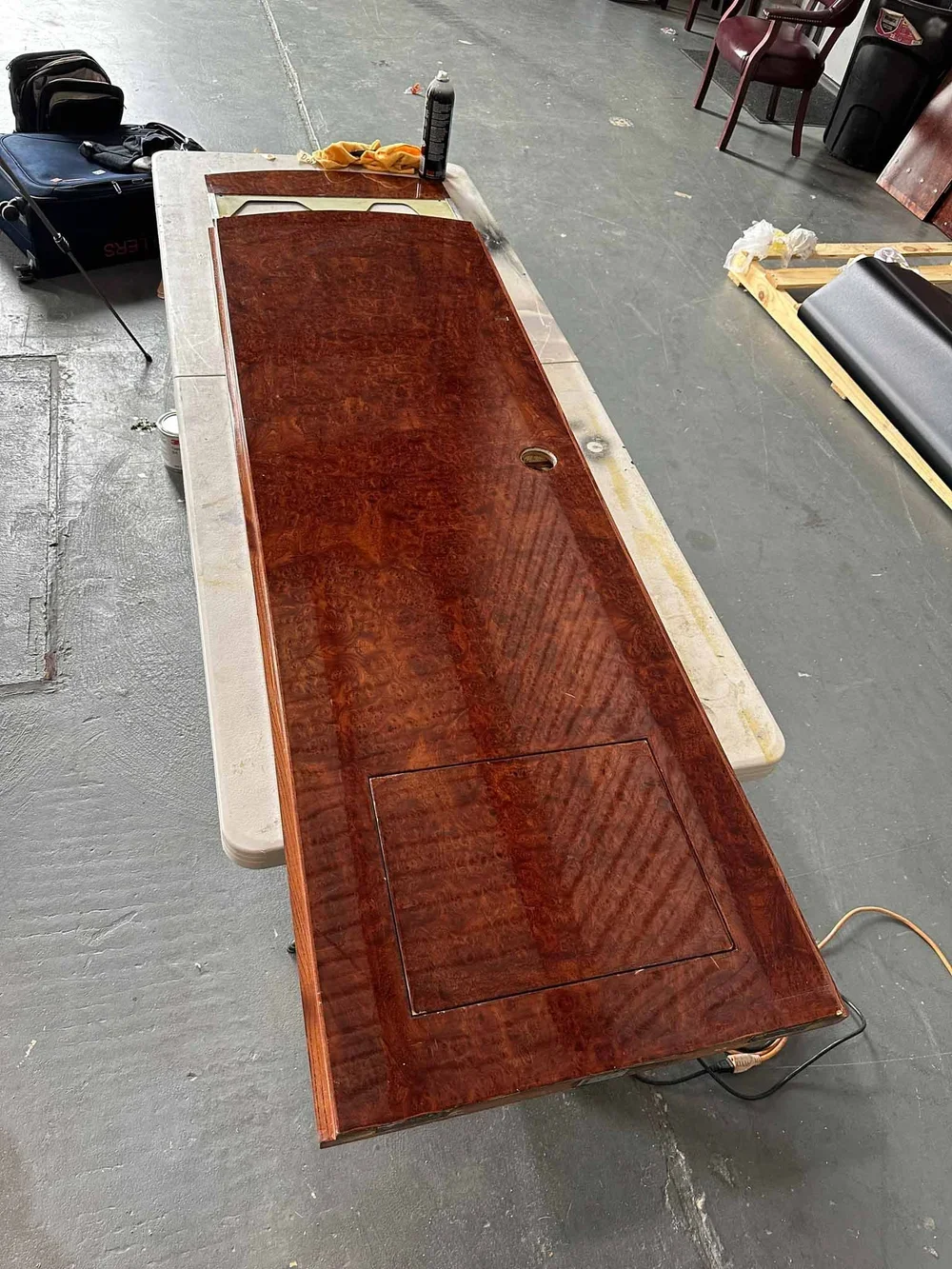 Falcon 900B door before