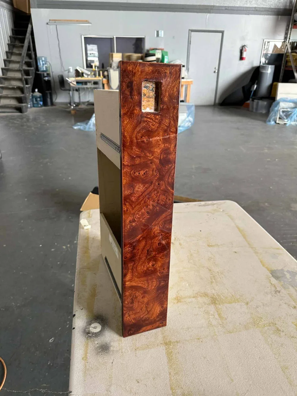 Falcon 900B drawer face before