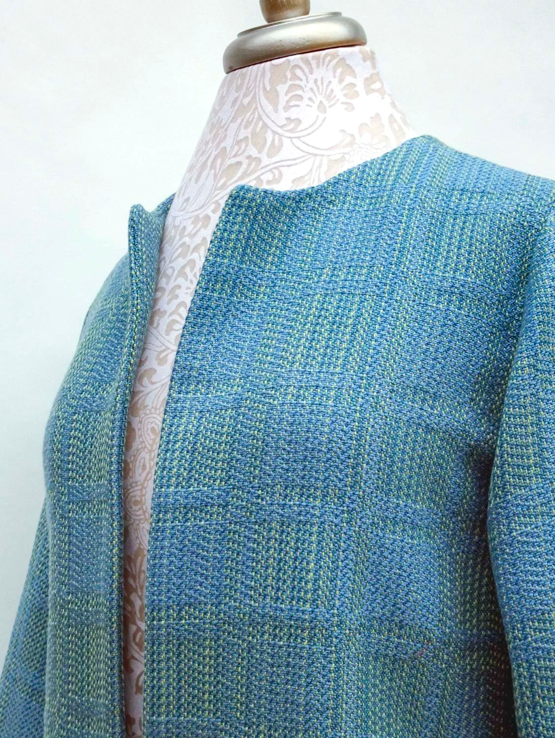 HYACINTHS IN FULL BLOOM ~ Detail of Handwoven Jacket