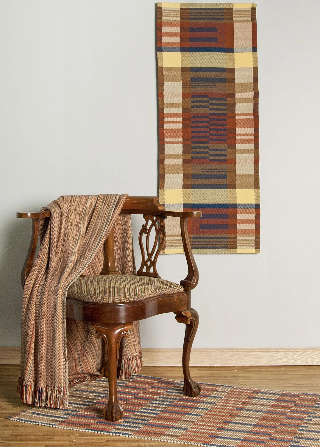 SALUTE TO ANNIE ALBERS ~ Wall Hanging, Throw, Chair Cover and Rug