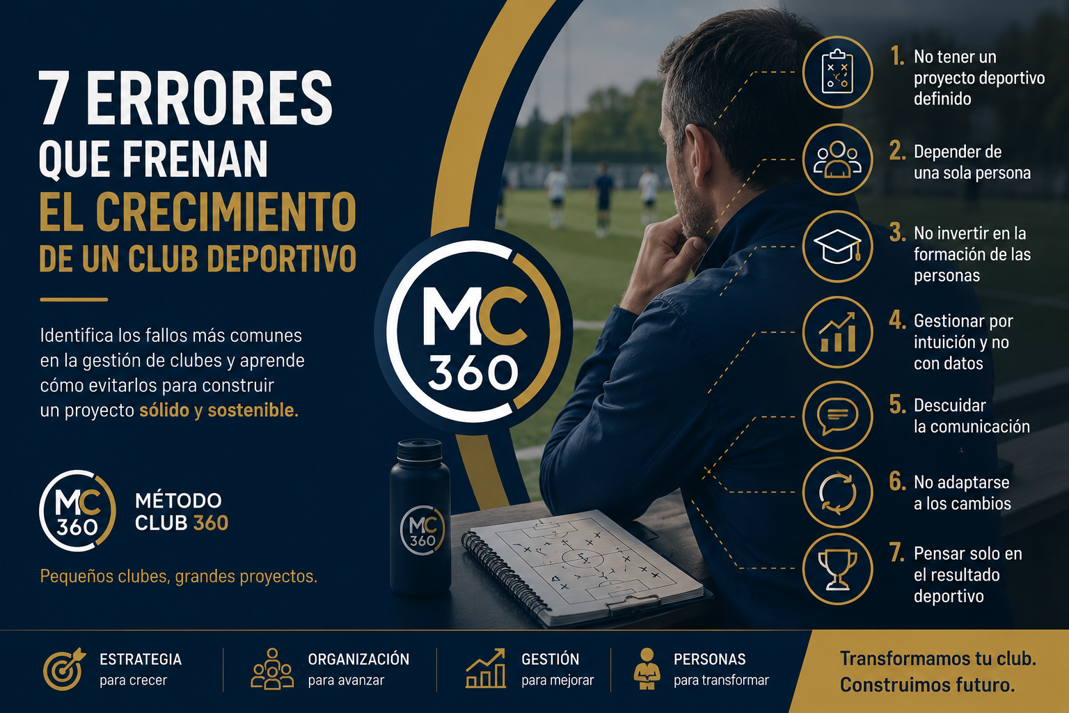 7 errores que frenan el crecimiento de un club deportivo (y cómo evitarlos)