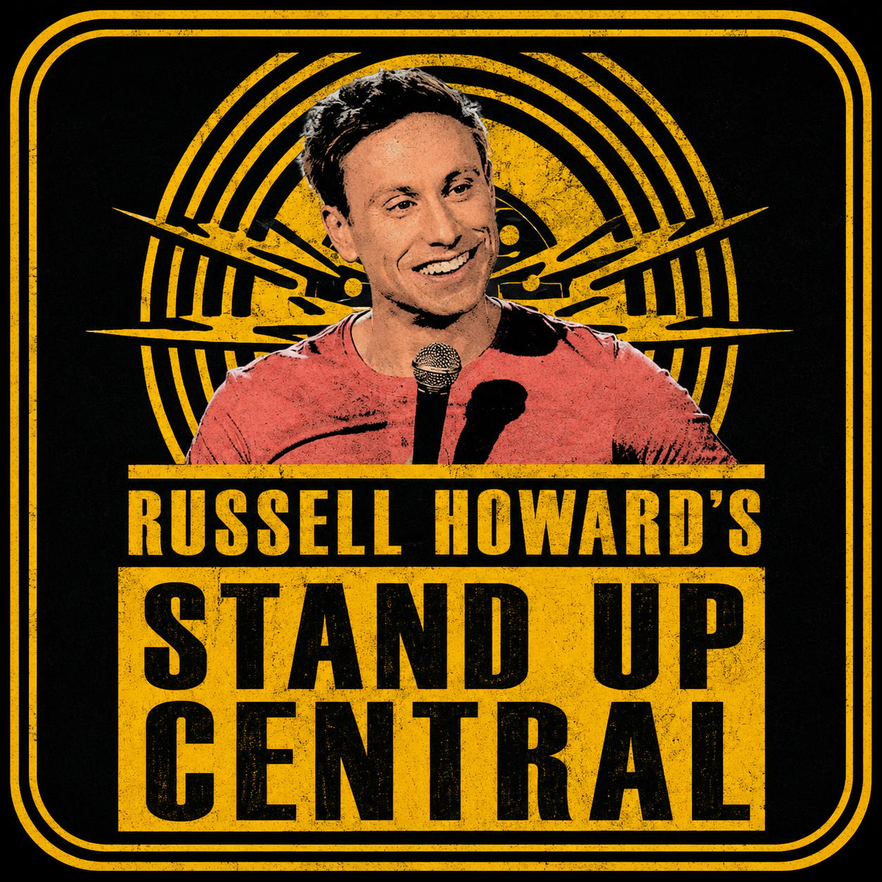 Russell Howard’s Stand Up Central artwork, representing one of Oli Gilford’s television production credits.