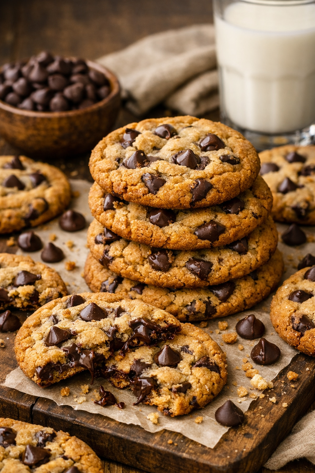 Freshly Baked Chocolate Chunk Cookies