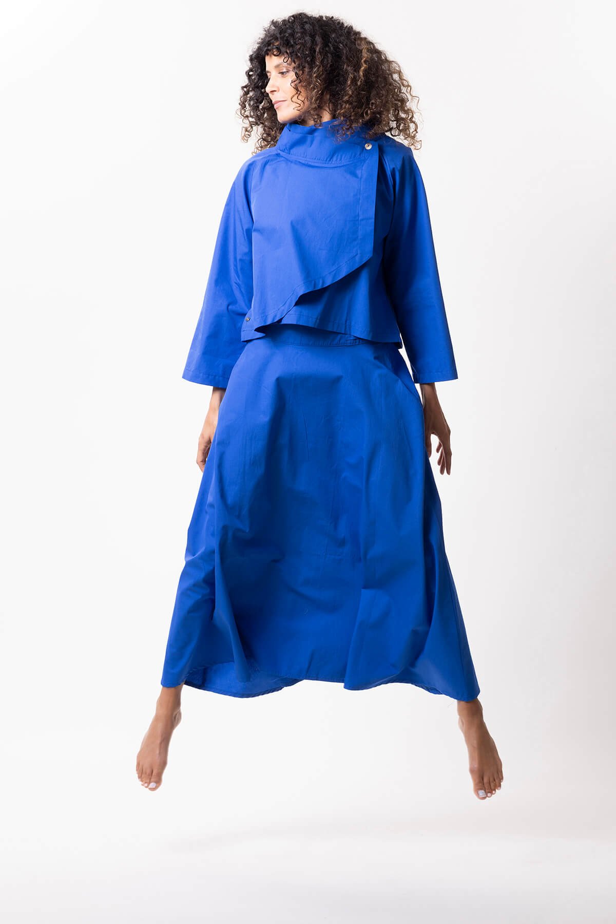 Campur Mode Jacket Susi und Skirt Flores  100% Cotton Popeline · Color Pls.926