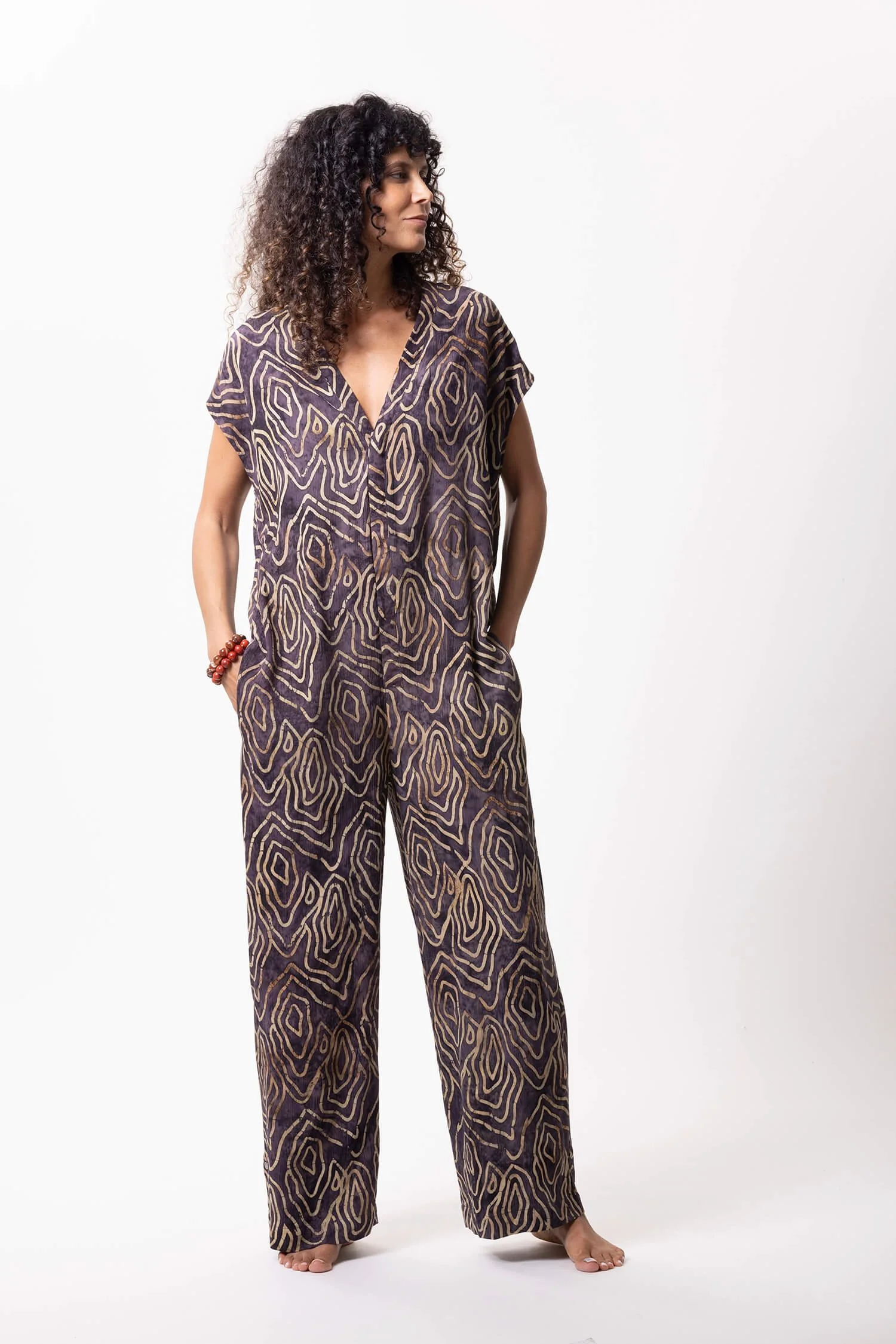 Campur Mode Jumpsuit Lola  100% Rayon Krinkel · Color W.931