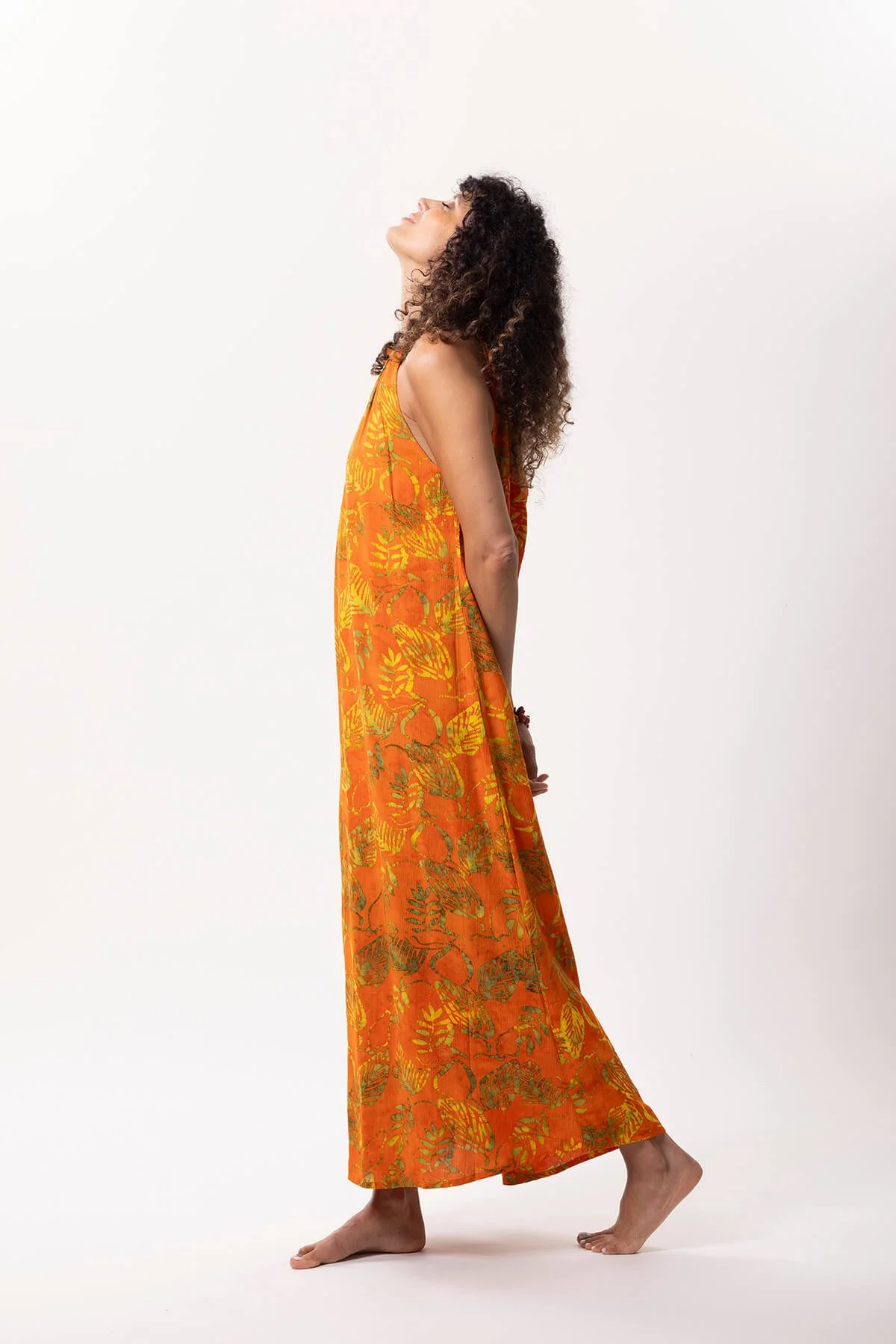 Campur Mode Dress Yoko Long  100% Rayon Krinkel · Color W.918