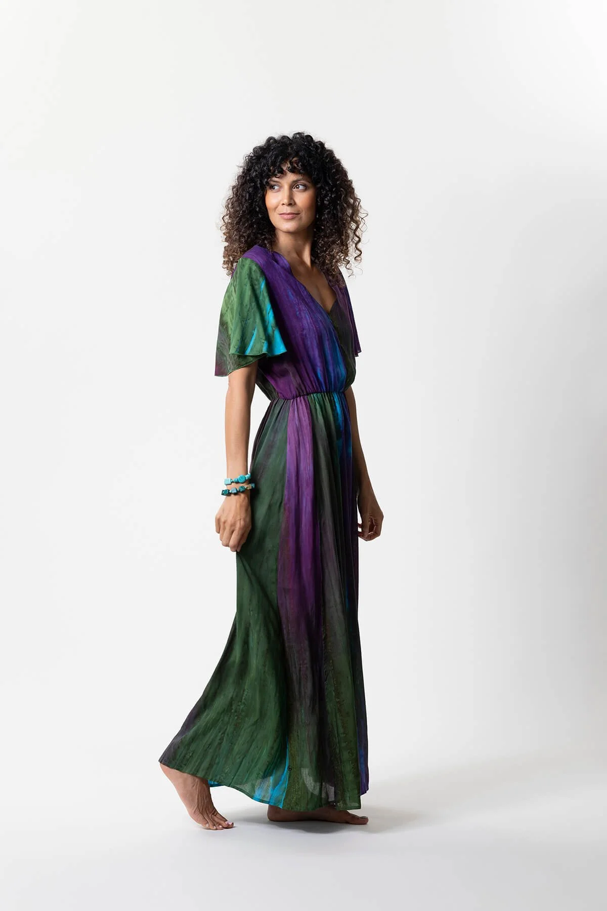 Campur Mode Dress Nina Long  100% Rayon Voile · Color W.932