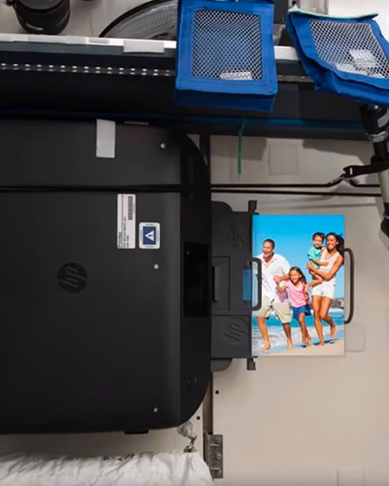2018: Printing in space