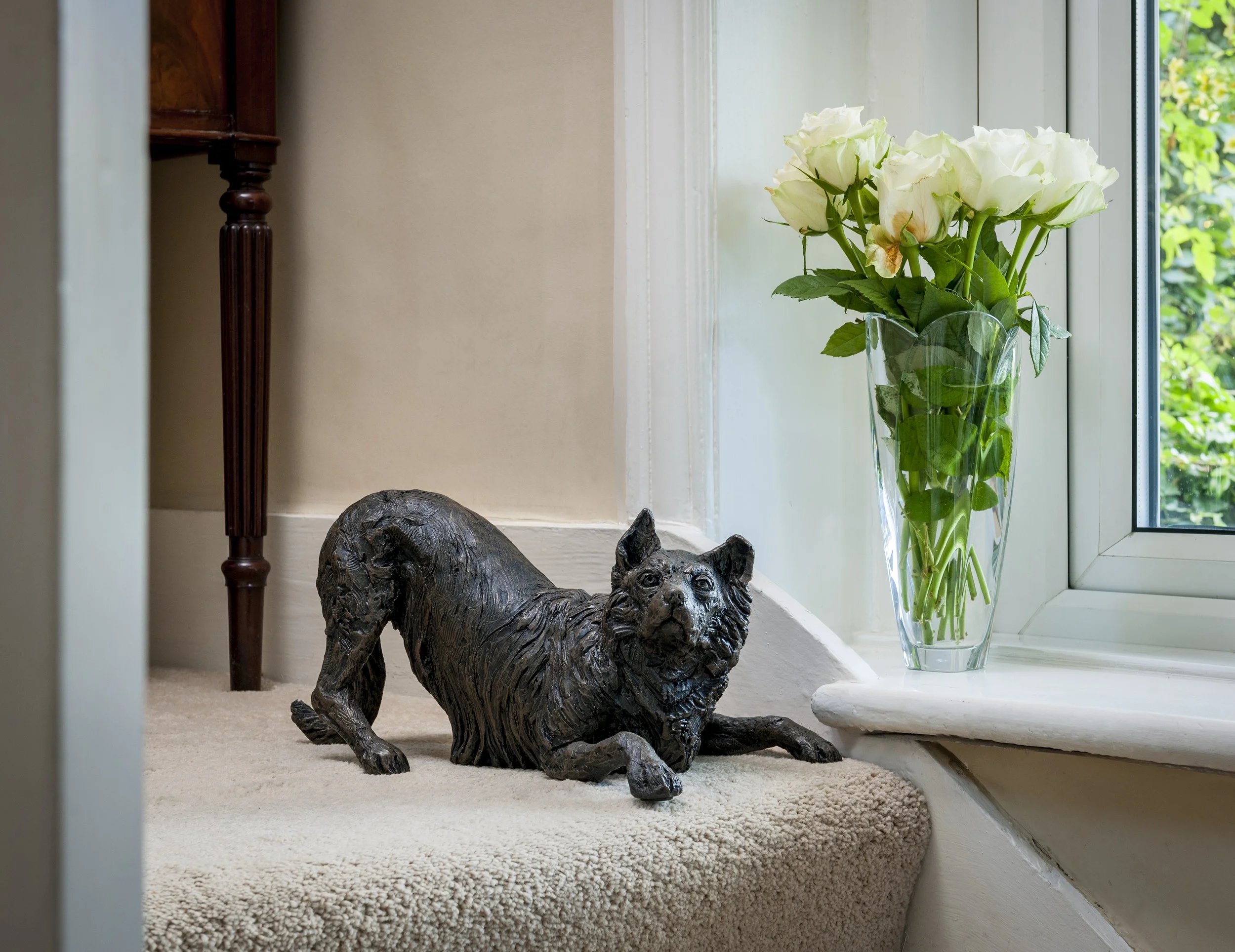 Border Collie Cast Urn