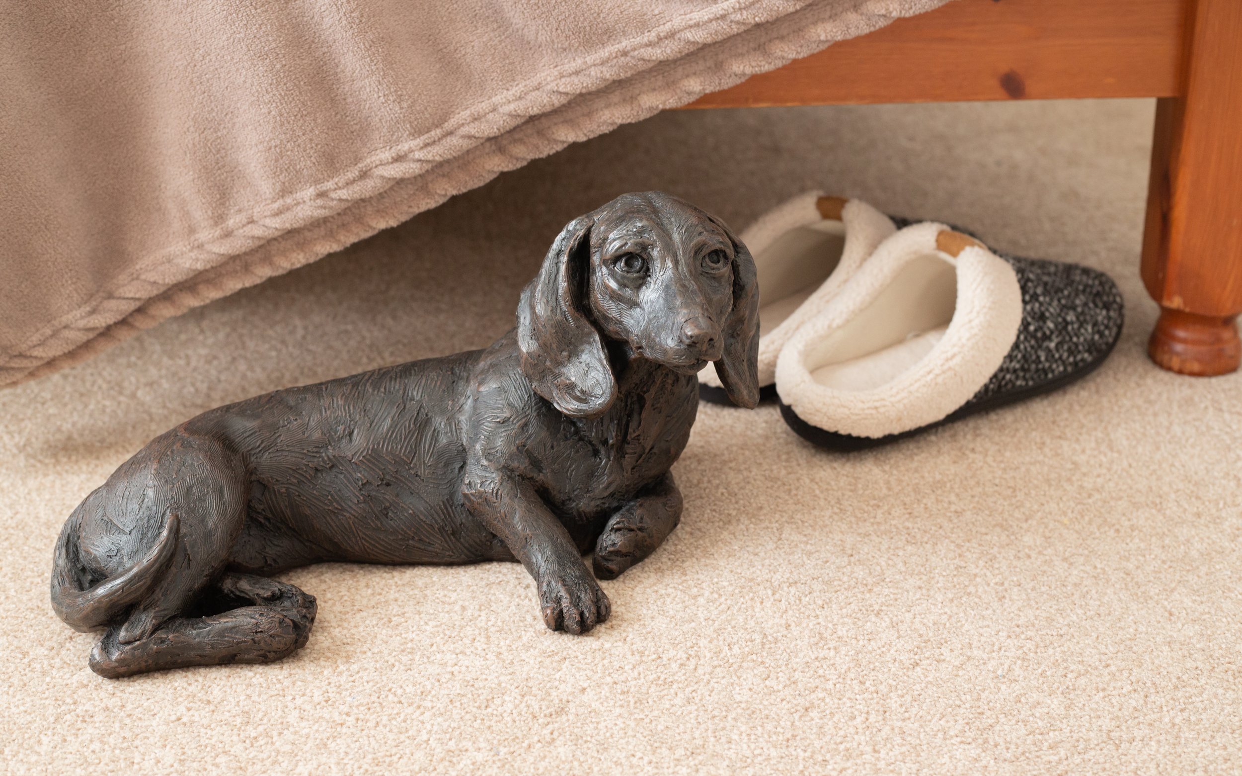 Dachshund Cast Urn (Short & Long Haired)