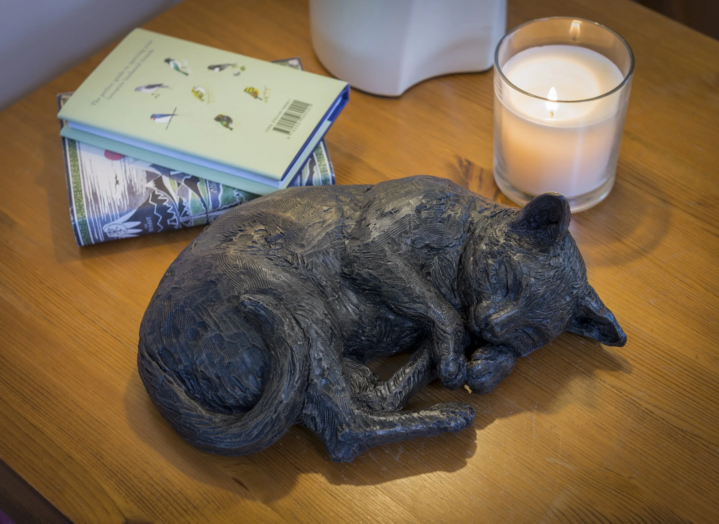 Resting Cat Urn