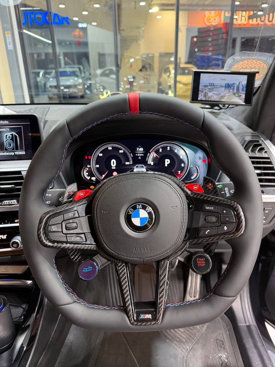 BMW CS Flatt Bottom Custom Steering Wheel