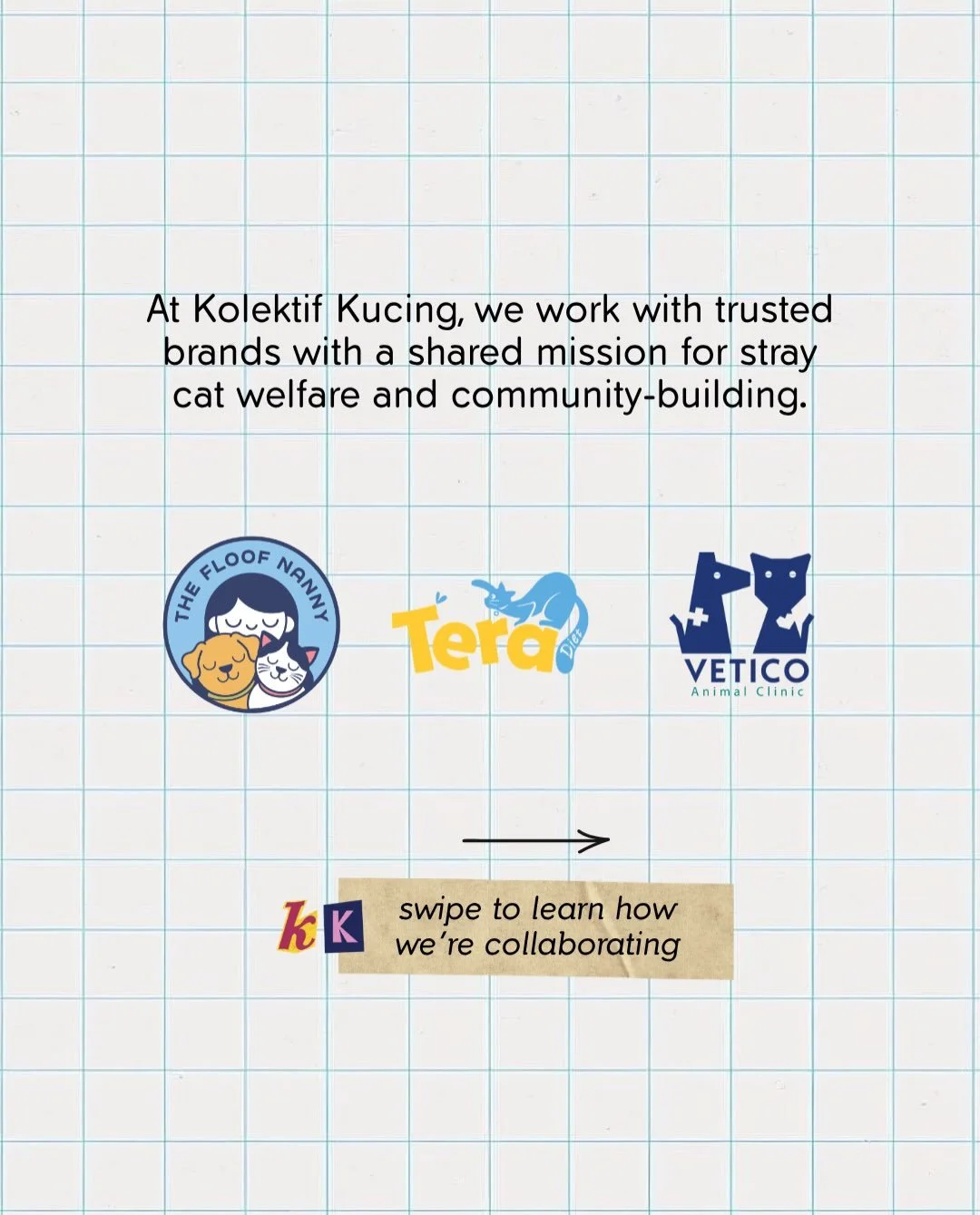introducing our first group of partners! over the past 1 year we&rsquo;ve worked with so many brands &mdash; and you should know who they are and what we&rsquo;re working on ❤️&zwj;🩹

P/S: Vetico &amp; KK will be annoucing a package (soon) for healt