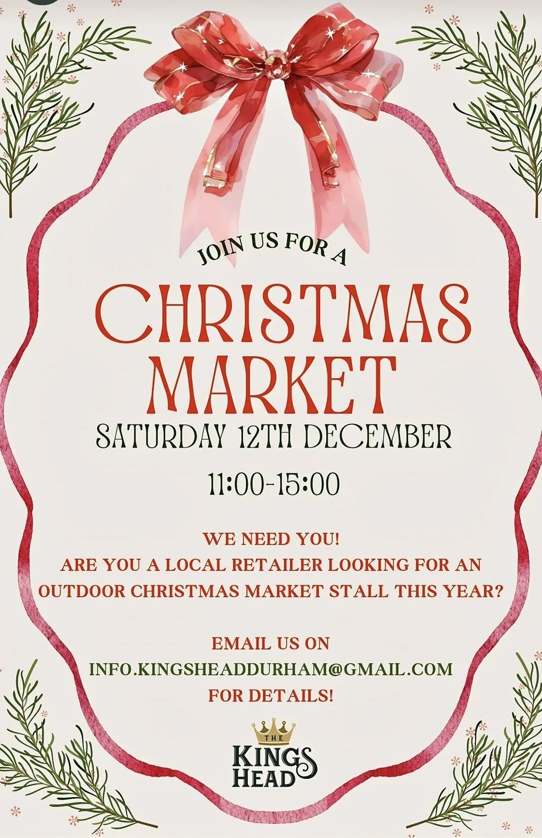 Kings Head, Lanchester Christmas Market