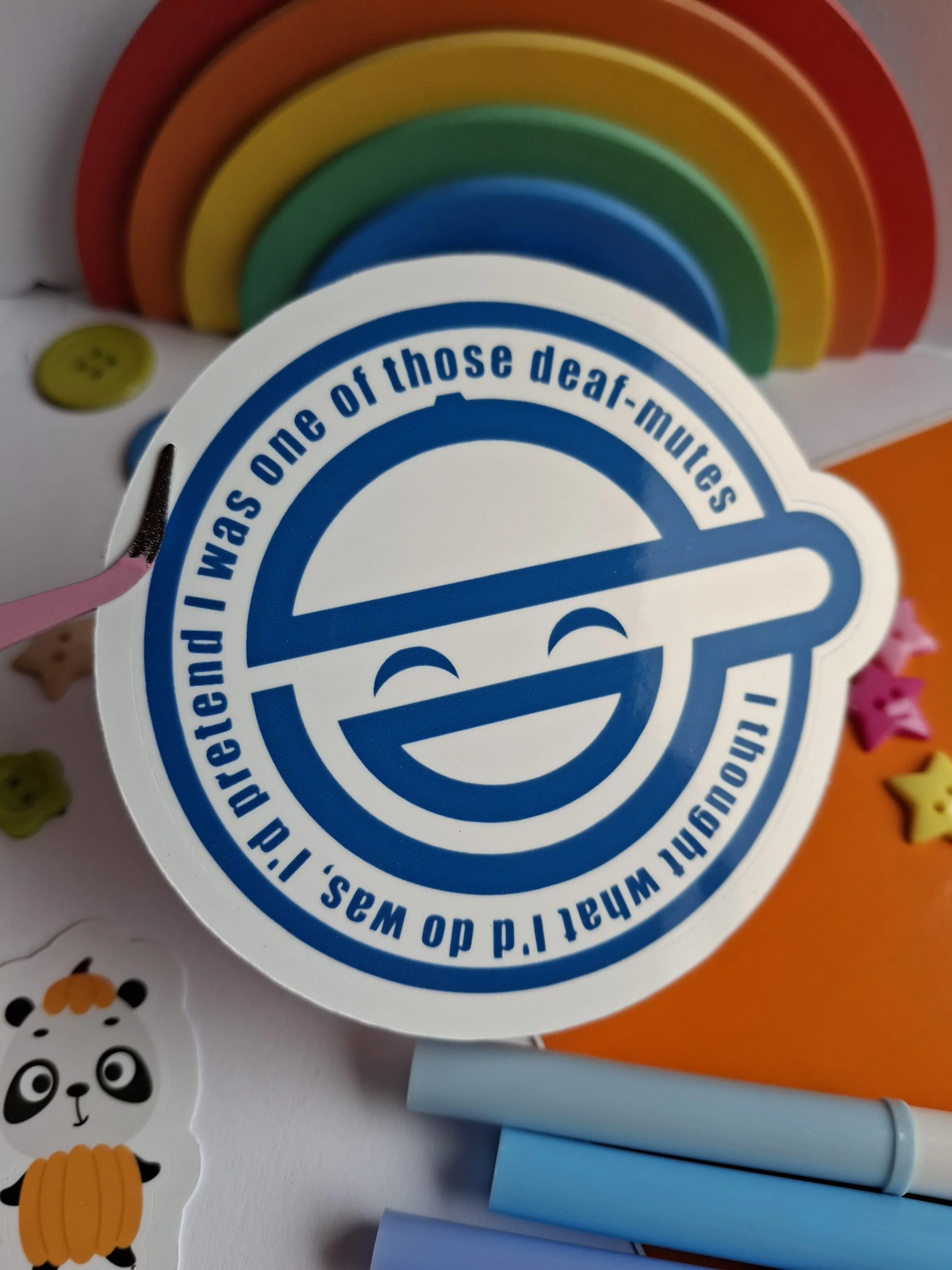 Ghost In The Shell: Laughing Man Sticker GITS Laughing Man Stickers