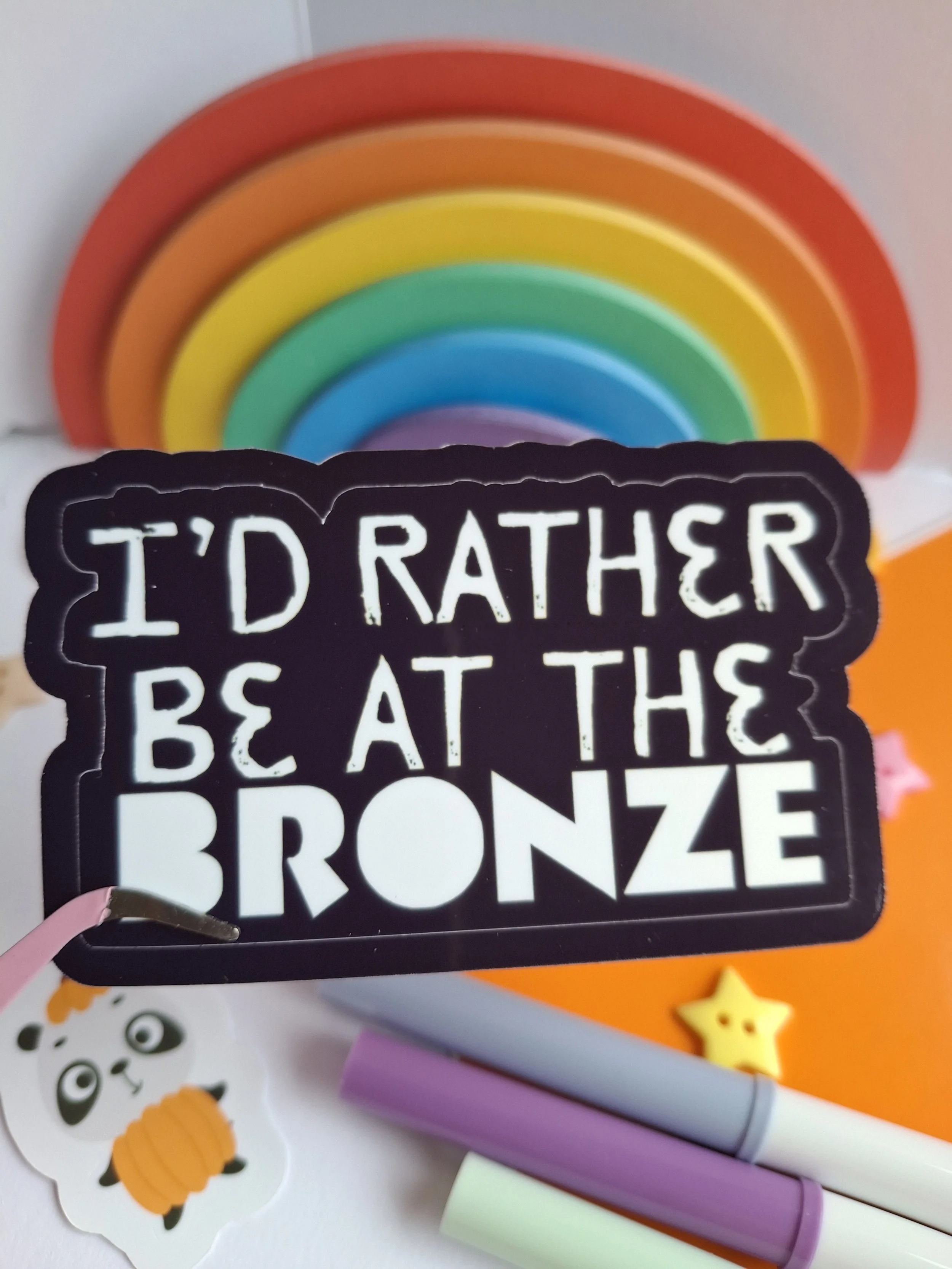 'I'd Rather Be At The Bronze' Glossy Sticker Buffy The Vampire Slayer Inspired Sticker