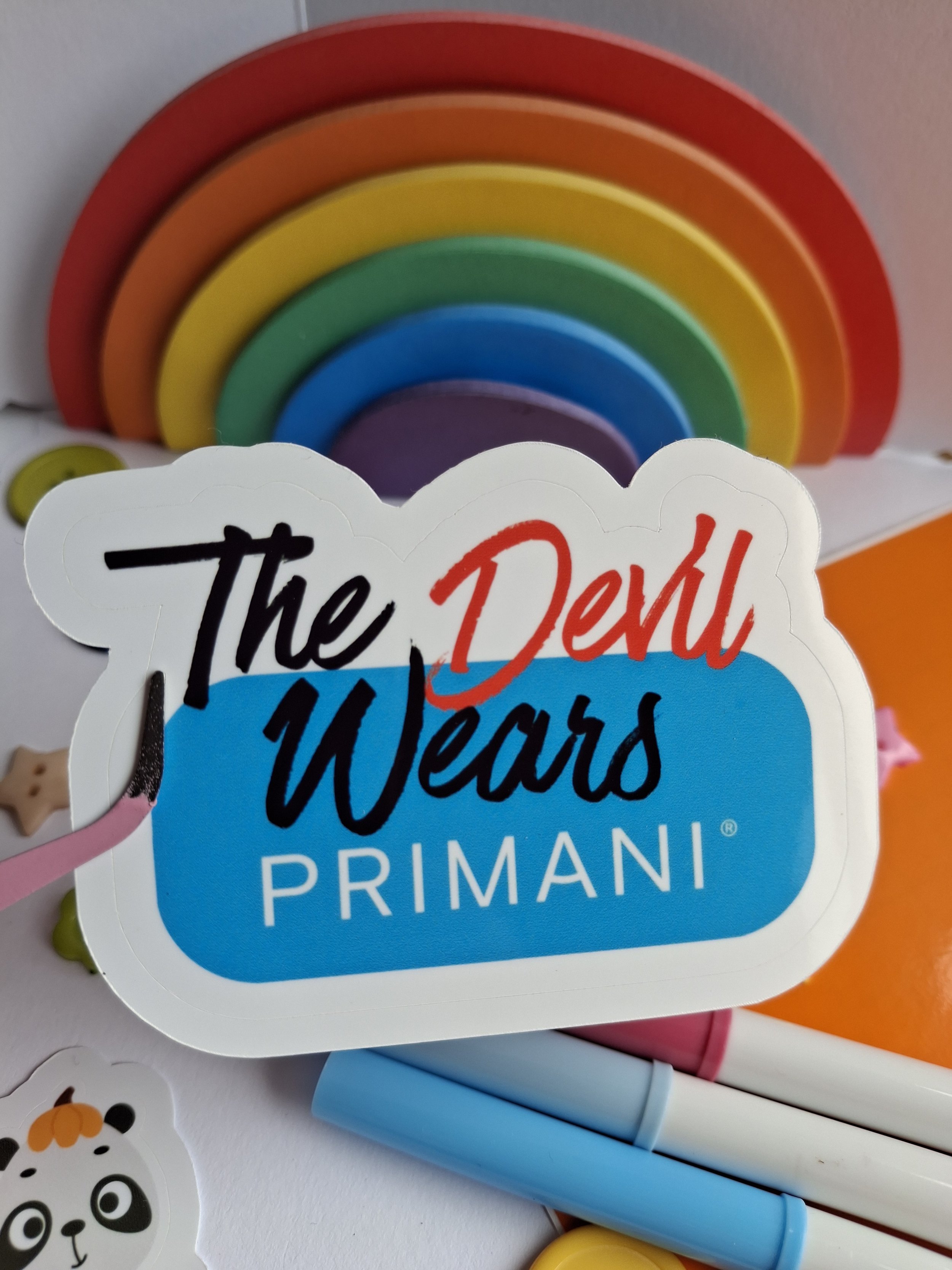 The Devil Wears Primani Sticker Funny Devil Wears Prada Sticker