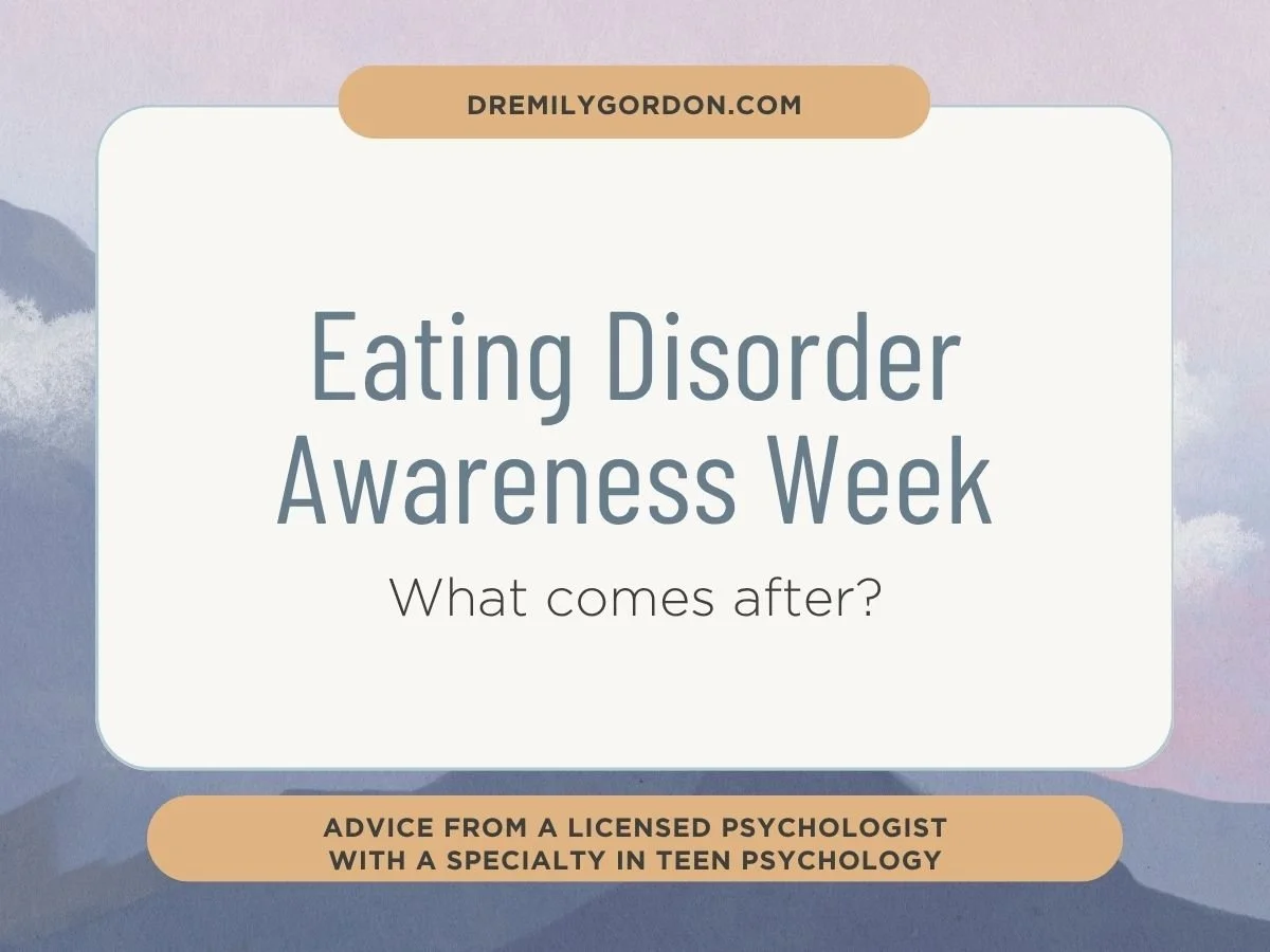 Eating Disorder Awareness Week - What comes after?